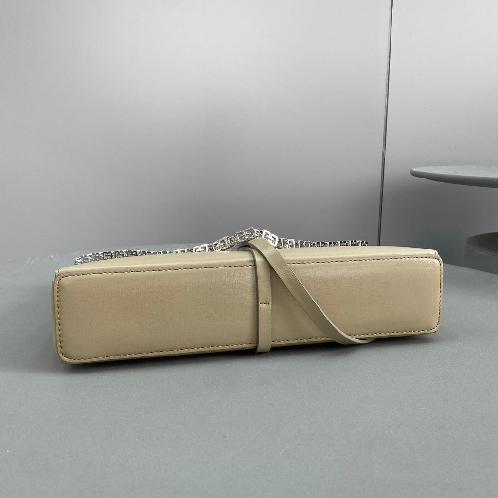 Givenhy Small Cut Out Bag In Box Leather With Chain