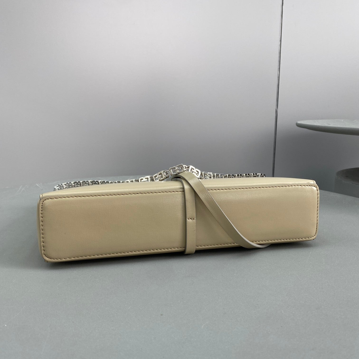 Givenhy Small Cut Out Bag In Box Leather With Chain