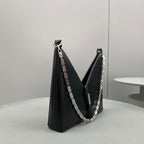Givenhy Small Cut Out Bag In Box Leather With Chain