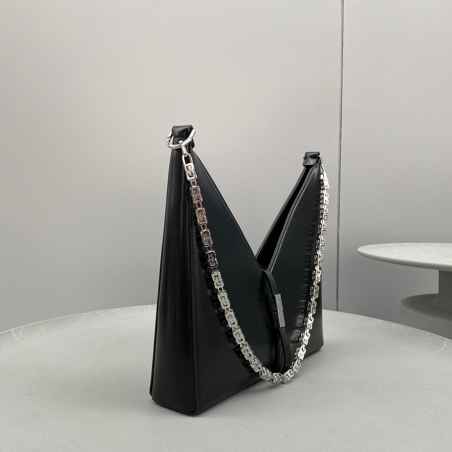 Givenhy Small Cut Out Bag In Box Leather With Chain