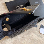 YSL  Envelope Medium Bag In Mix Matelasse Grain  De Poudre Embossed Leather