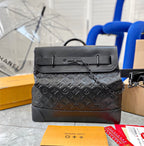 all Black LV woman shoulder handbag