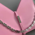 Givenhy Small Cut Out Bag In Box Leather With Chain