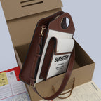 Burberry Leather Medium Pocket Bag
