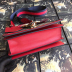 GUCCI GG Supreme Monogram Queen Margaret Top Handle Bag
