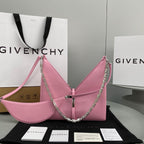 Givenhy Small Cut Out Bag In Box Leather With Chain