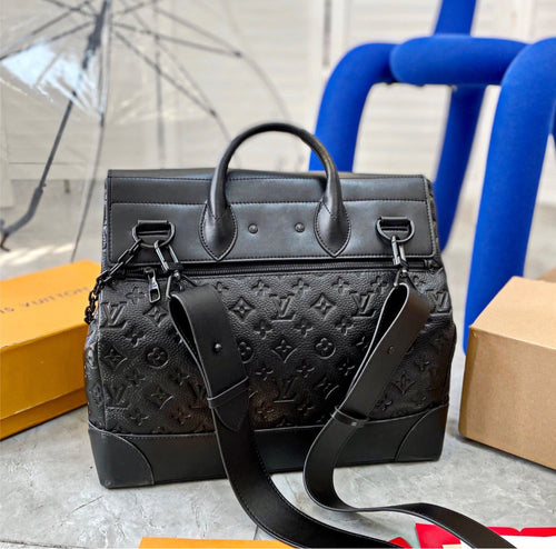 all Black LV woman shoulder handbag