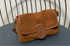 Suede YSL woman handbag