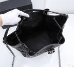 Leather Black Chanel woman Handbag