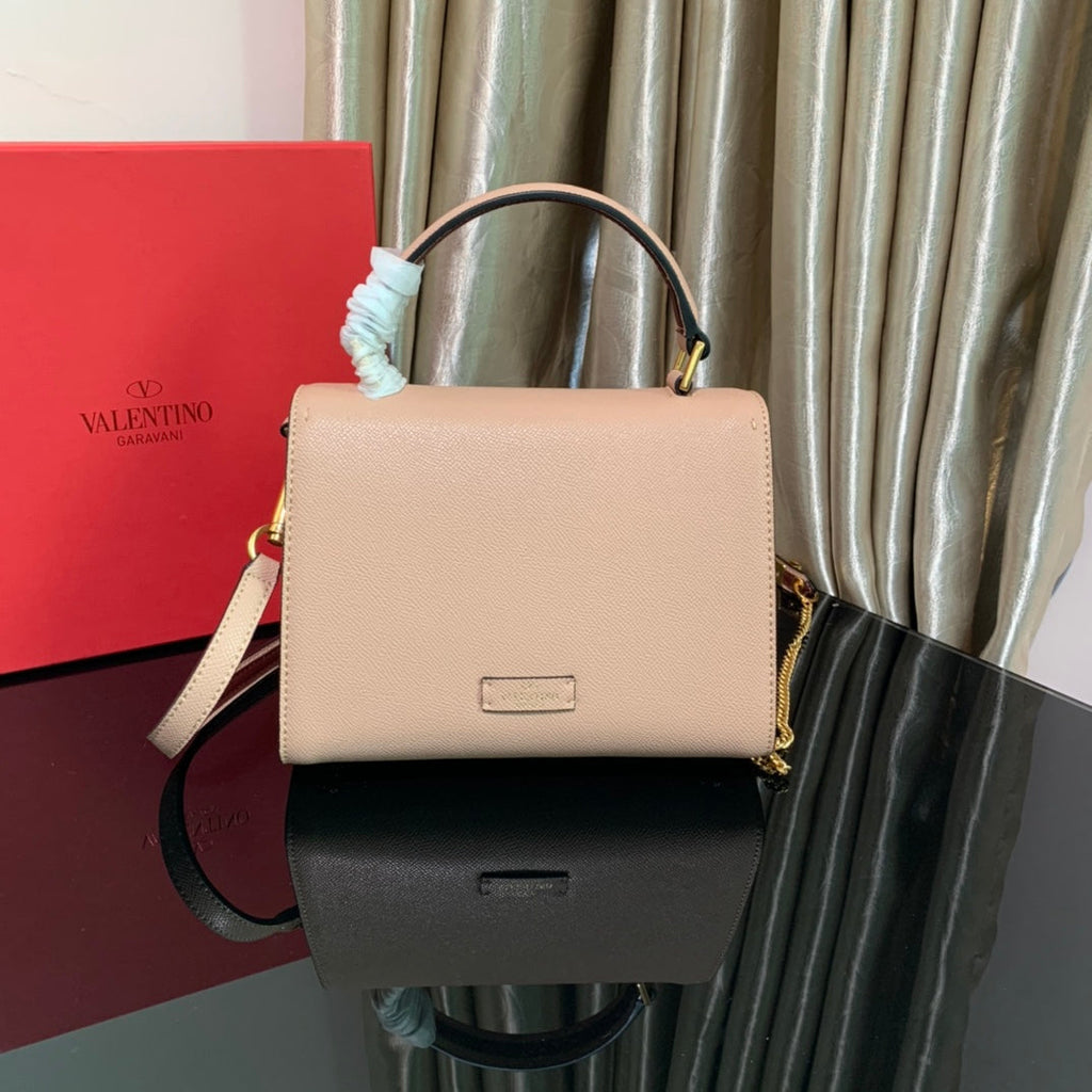 Valentino Garavani Small Vsling Grainy Calfskin Bag