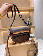 LV leather ladies crossbody
