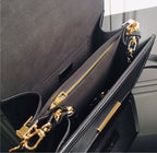 Leather LV crossbody/shoulder handbag