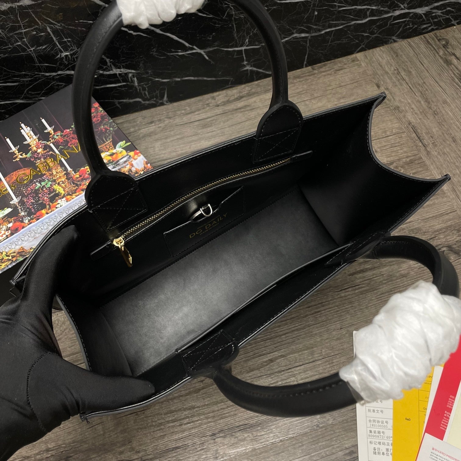 Dolce and Gabbana Small DG Daily Shopper Bag