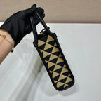 Prada symbole Jacquard fabric Micro  Bag