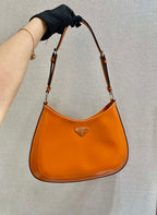 Prada Cleo brushed Leather Shoulder Bag