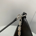 Givenhy Small Cut Out Bag In Box Leather With Chain
