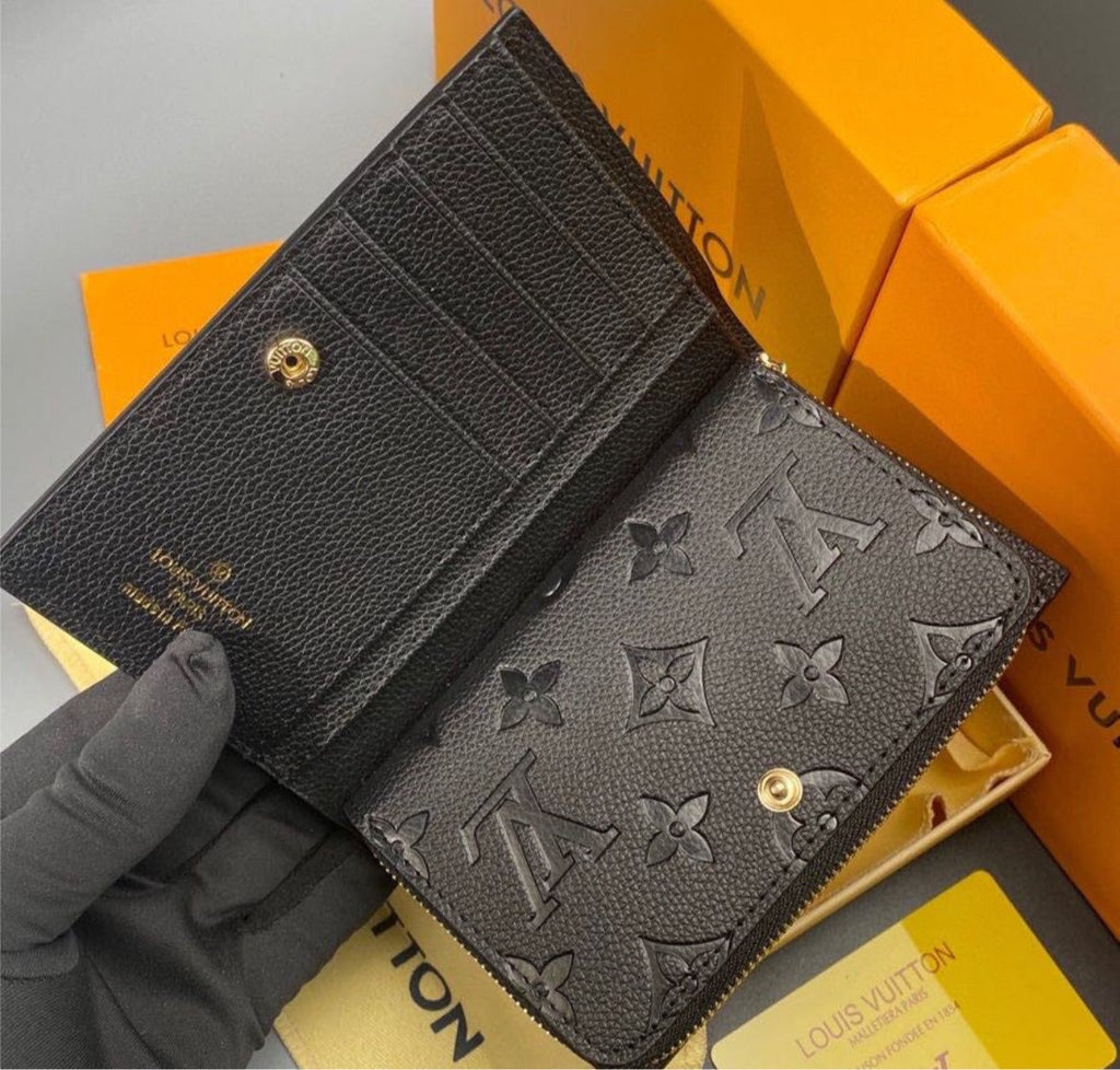 Black LV wallet
