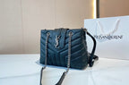 Black Leather YSL ladies handbag