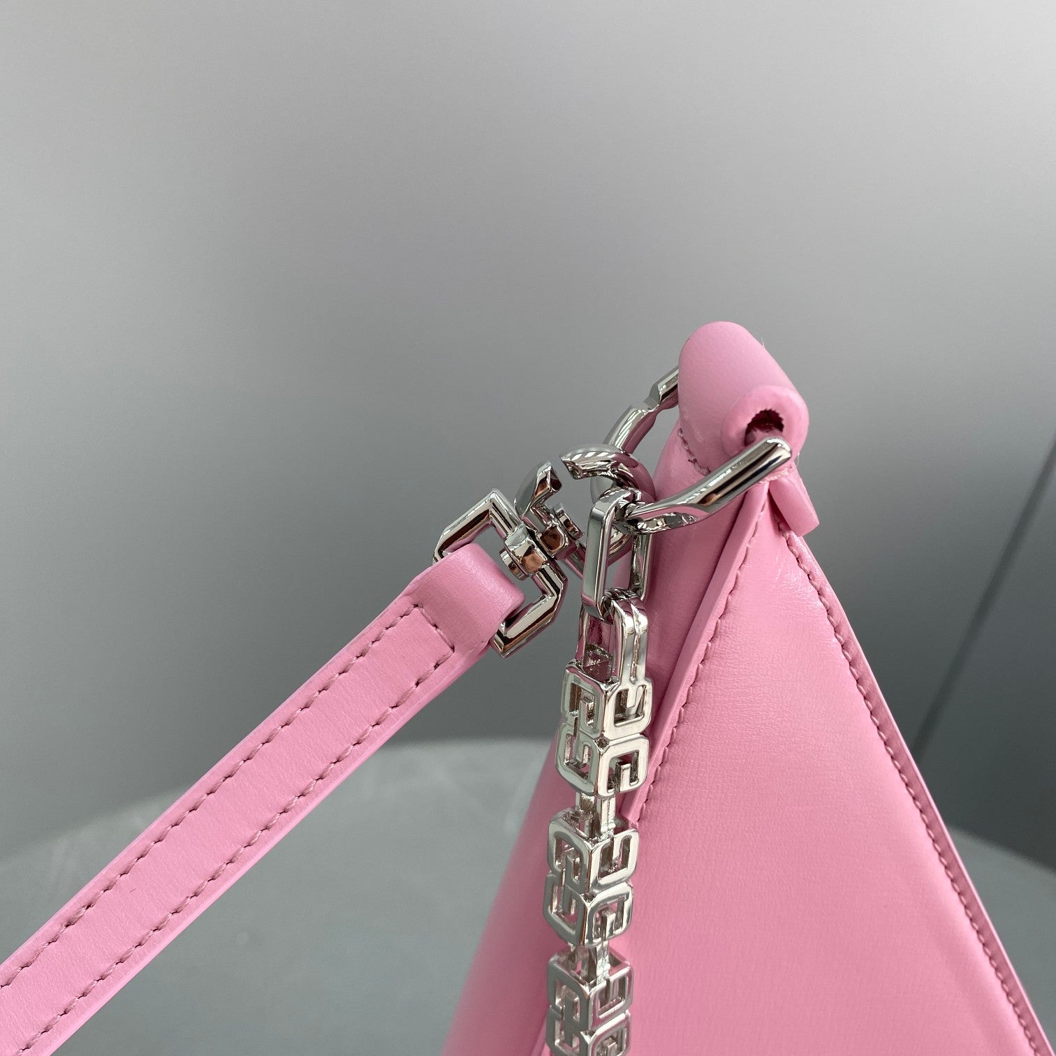 Givenhy Small Cut Out Bag In Box Leather With Chain