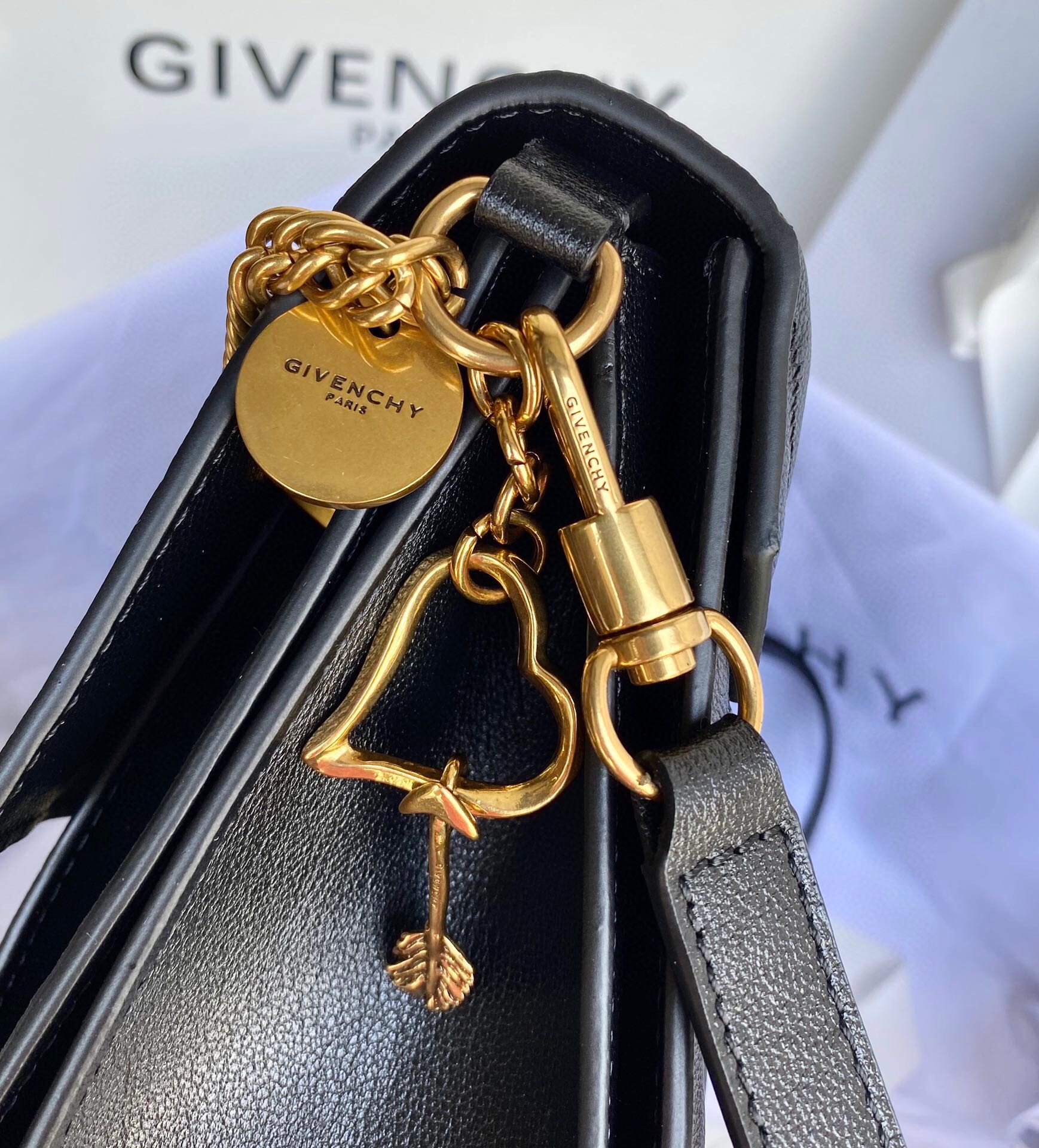 Givenchy GV3 Medium Bag In Diamond Quilted Leather