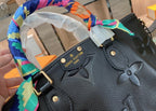 leather LV woman handbag