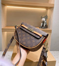 LV leather ladies crossbody