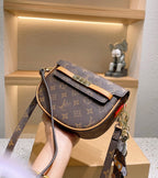 LV leather ladies crossbody