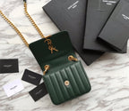 Small YSL woman shoulder handbag