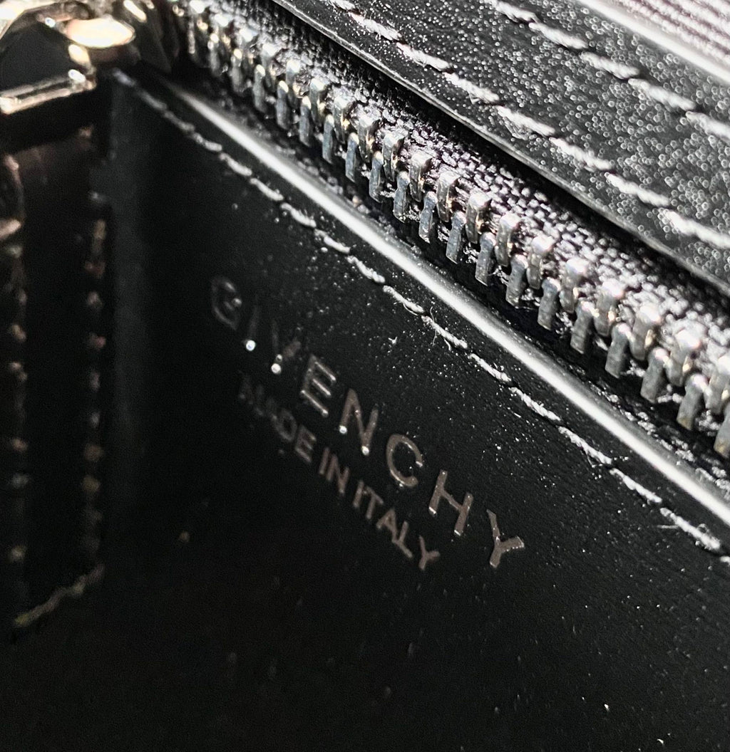 Givenchy Mini Antigona Lock Bag In Box Leather