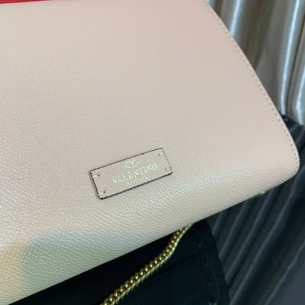 Valentino Garavani Small Vsling Grainy Calfskin Bag