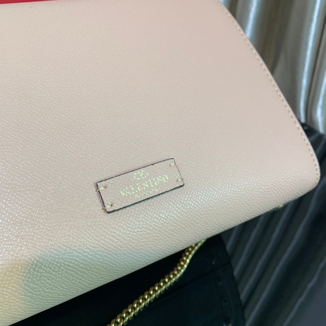Valentino Garavani Small Vsling Grainy Calfskin Bag
