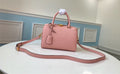 LV pink speedy woman shoulder handbag
