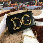 Dolce and Gabbana DG Girls Phone Bag In Smooth Calfskin