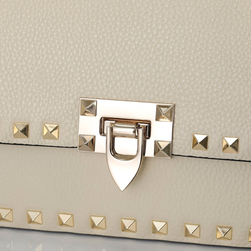 Valentino Garavani Small Rockstud  Grainy Calfskin Bag