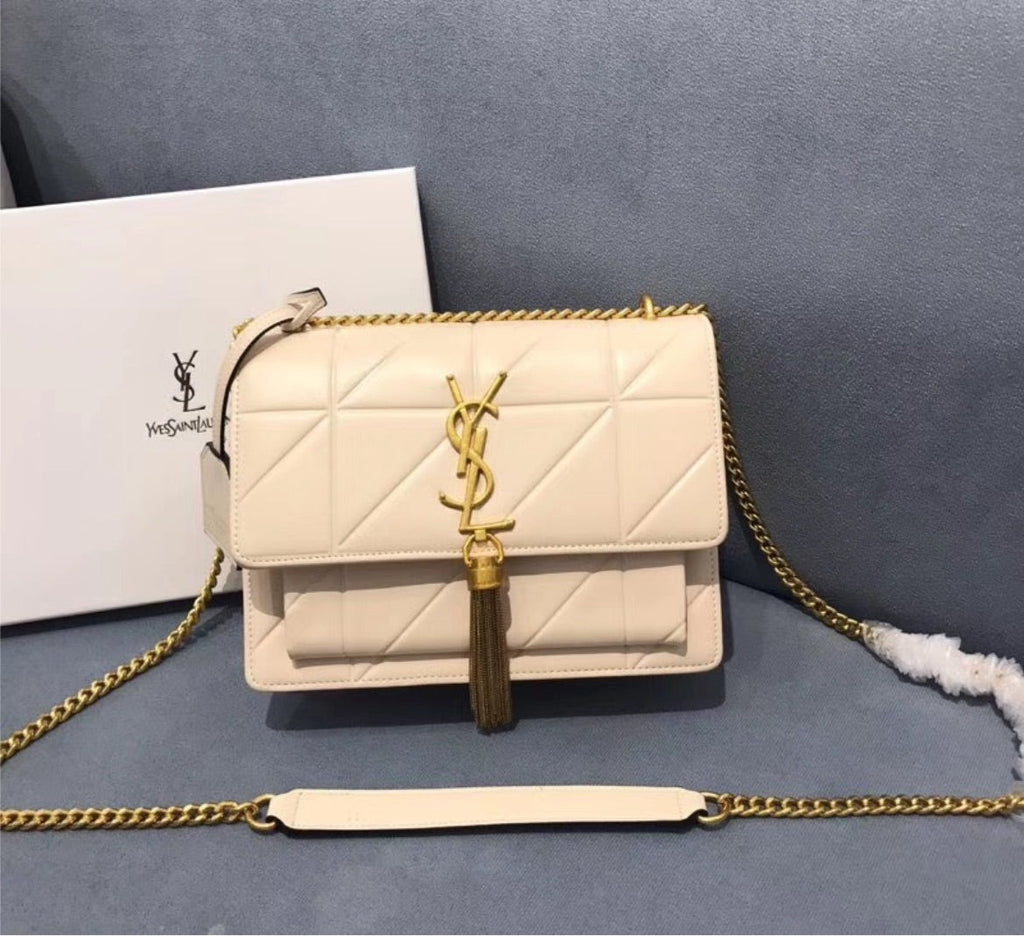 YSL woman shoulder handbag