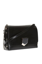 Jimmy Choo Black Chrome Lockett City Leather Cross Body Bag SBK012573