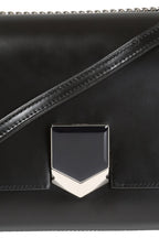 Jimmy Choo Black Chrome Lockett City Leather Cross Body Bag SBK012573