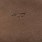 Jimmy Choo Black Chrome Lockett City Leather Cross Body Bag SBK012573