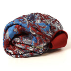 Jimmy Choo Cara Floral Brocade Flocked Knot Closure Clutch FBK/ROBOT