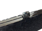 Jimmy Choo Celeste Black Devore Velvet Leopard Clutch Bag DEU01003