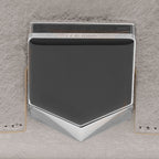 Jimmy Choo Metallic Silver Lockett Crossbody Shoulder Bag AA0202