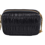 Prada Black Gaufre Leather Small Crossbody Bag 1BH112