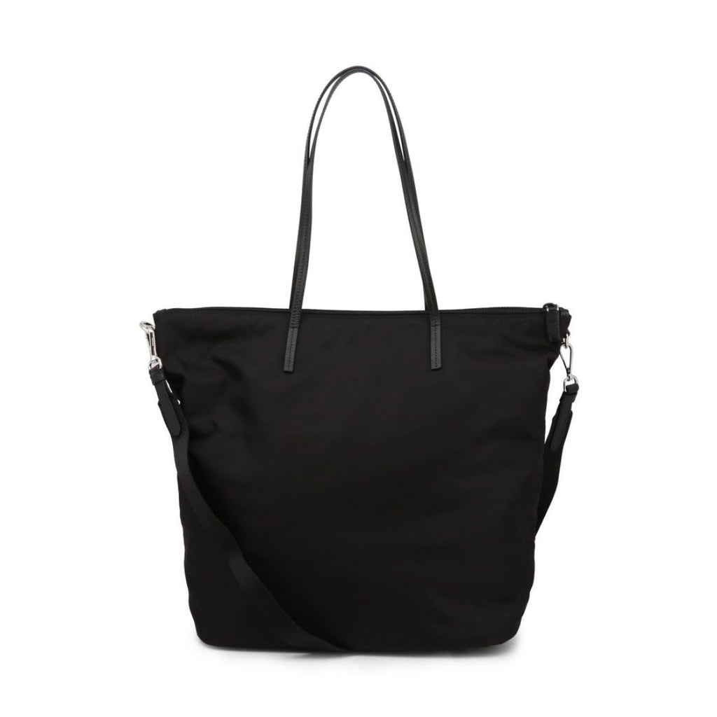 Prada Tessuto Nylon Black Convertible Shopping Tote 1BG189