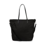 Prada Tessuto Nylon Black Convertible Shopping Tote 1BG189