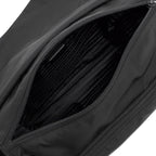 Prada Black Nylon Triangle Logo Messenger Bag 1BD671