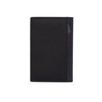 Prada Black Saffiano Leather Camouflage Print Vertical Card Holder 2MC101