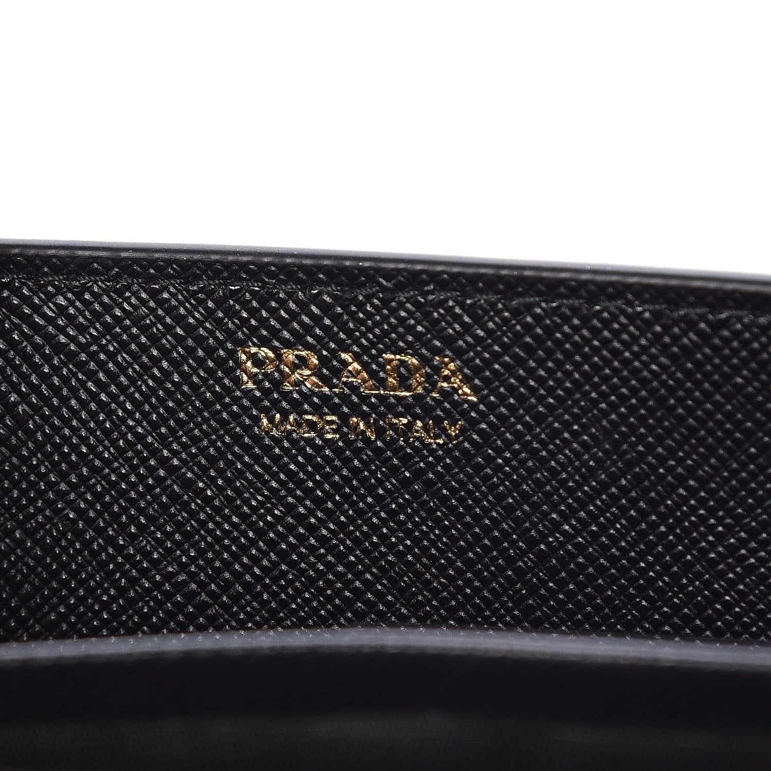 Prada Black Saffiano Leather Lipstick Mini Cross Body Handbag 1DH044