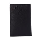 Prada Black Saffiano Leather Vertical Logo Card Holder 2MC101