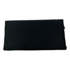 Prada Black Tessuto Nylon Calfskin Leather Wallet Clutch Bag 1MS001