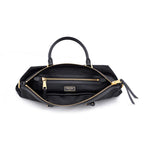 Prada Black Tessuto Nylon Leather Two-Way Satchel Handbag 1BA104